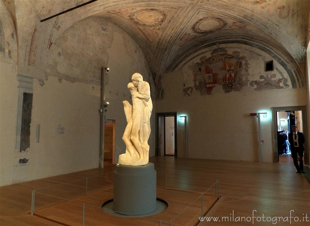 Milano - Pietà Rondanini di Michelangelo all'interno di una stanza dell'Ospedale Spagnolo